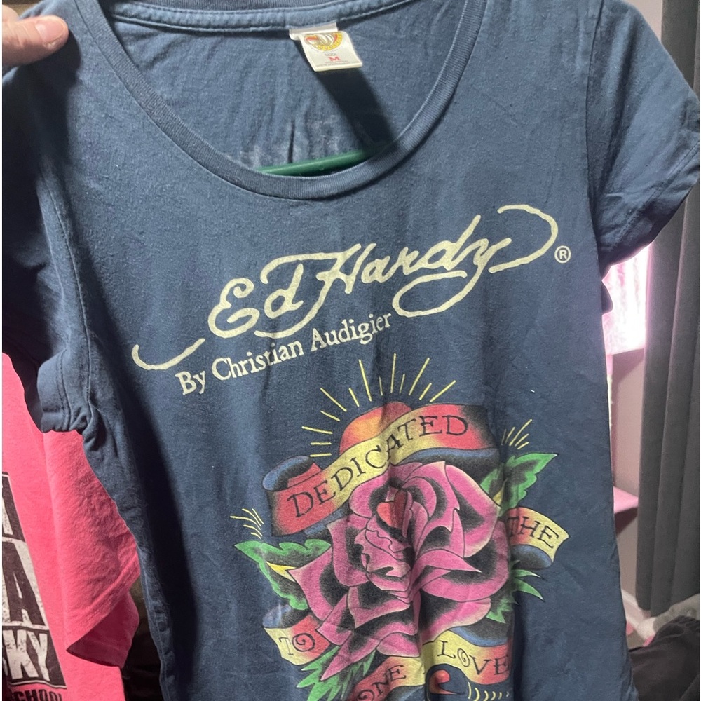 Vintage women’s ed hardy shirt